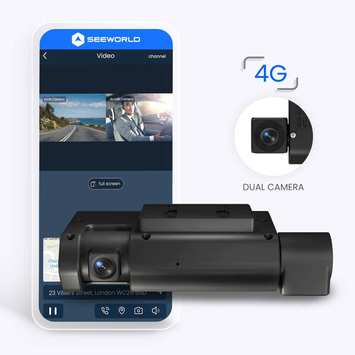 Dashcam SEEWORLD V7 Pro-EU